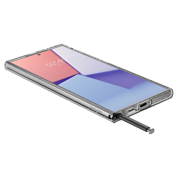 Etui Spigen do Galaxy S24 Ultra, Liquid Crystal, przezroczyste brokat
