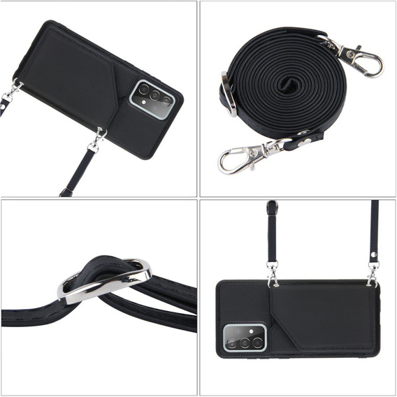 Etui Card Strap do Samsung Galaxy A52 / A52s - Black
