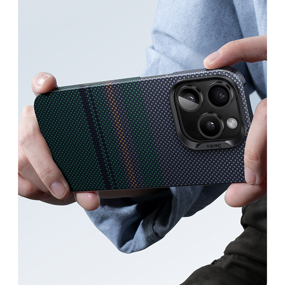 Etui BENKS Kevlar Magnetic Armor Air Aurora 600D SA66 do MagSafe do iPhone 16 Pro Max