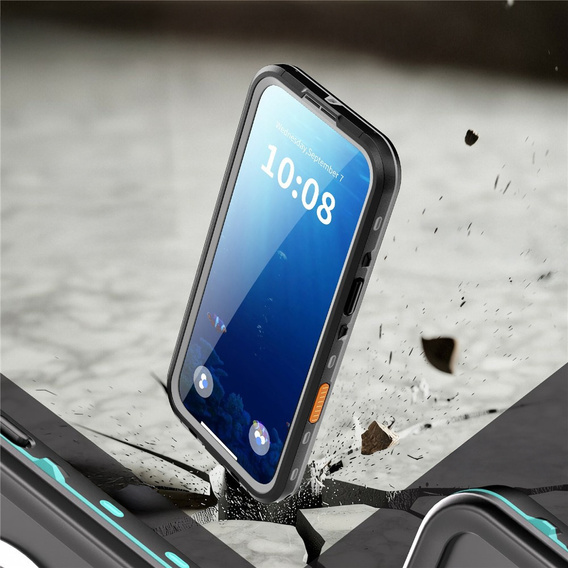 Etui do iPhone 17 Air, Wodoodporne IP68, SHELLBOX MagSafe, czarne