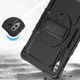 Etui pancerne do Samsung Galaxy Tab S9 Ultra, ochronne 360 z miejscem na rysik, Czarne