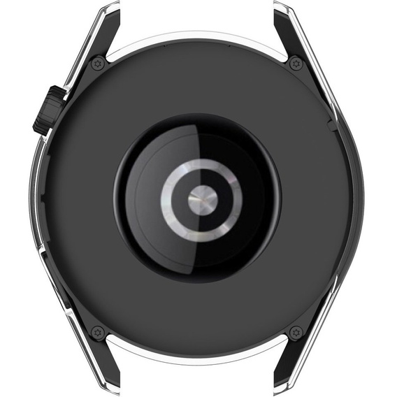 2w1 Etui + Szkło hartowane do Huawei Watch GT 3 46mm, Przezroczyste