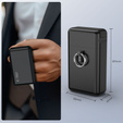 Etui Klatka Faradaya Tech-Protect, na klucz do samochodu, antykradzieżowe RFID KLR200, czarne