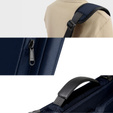 Tech-Protect Defender Bag, Etui Torba do laptopów 15-16 cali, Granatowa