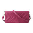 Etui z klapką do Xiaomi Poco F7 Pro / F7 Ultra, Crossbody Leather Wallet, bordowe