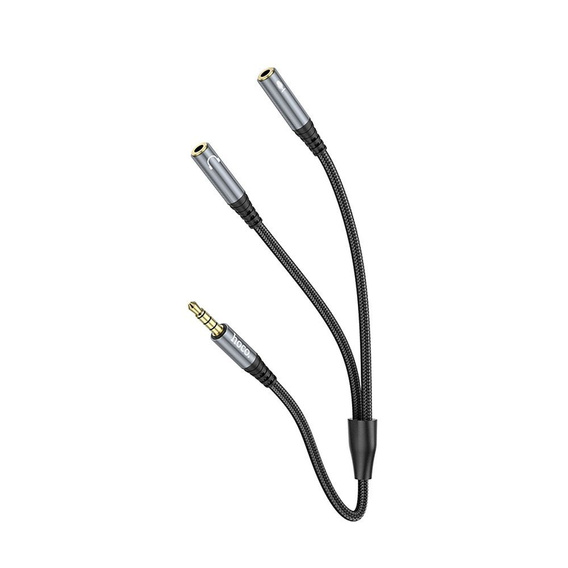 Hoco UPA21 Kabel audio AUX 2w1 – rozdzielacz Jack 3,5 mm
