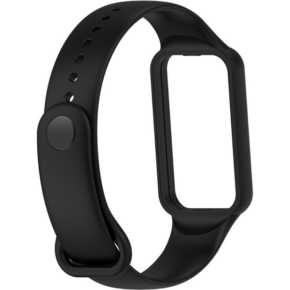 Pasek Silikonowy do Xiaomi Amazfit Band 7, Czarny