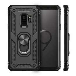 Etui pancerne do Samsung Galaxy S9, Nox Case Ring, czarne
