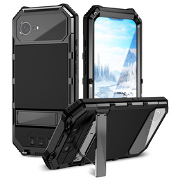 Etui pancerne do iPhone 16E, R-JUST, czarne