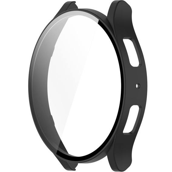 2w1 Etui + Szkło Hartowane do Samsung Galaxy Watch 6 44mm, Czarne