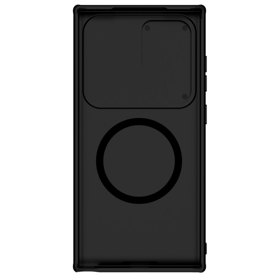 Etui NILLKIN do Samsung Galaxy S24 Ultra, Silicone CamShield Case do MagSafe, czarne