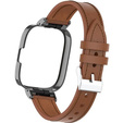 Pasek Skórzany do Xiaomi Redmi Watch 3 Active, Brązowy