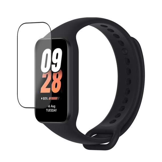 2x Szkło Hybrydowe ERBORD do Xiaomi Smart Mi Band 8 Active