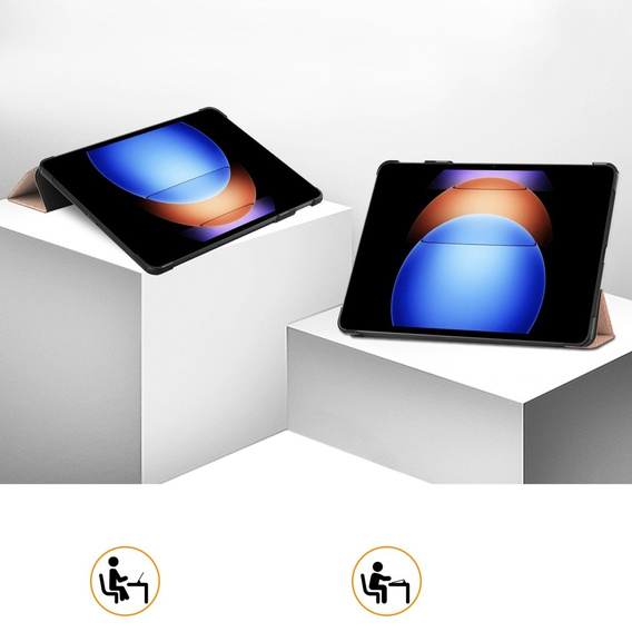Etui do Xiaomi Pad 6S Pro 12.4, Smartcase, różowe rose gold