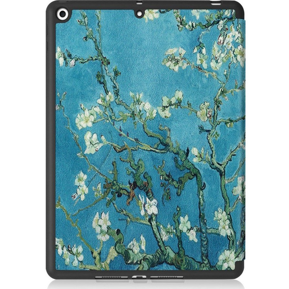 Etui do iPad 10.2" 2021/2020/2019 (9/8/7 gen.), Smartcase z miejscem na rysik, cherry blossom