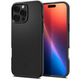 Etui Spigen do iPhone 16 Pro Max, Thin Fit Mag, czarne + Szkło hartowane 9H