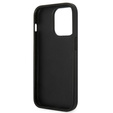 Etui Karl Lagerfeld do iPhone 14 Pro, Saffiano Choupette Head Patch, srebrne