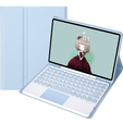 Etui z klawiaturą do Samsung Galaxy Tab S6 Lite 10.4" 2020/2022/2024, Touchpad Pen Slot, niebieskie