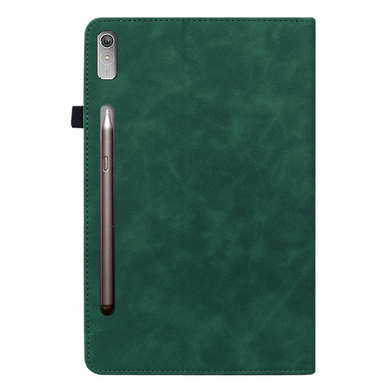 Etui do Lenovo Tab P11 Pro Gen 2 TB132FU TB132XU 11.2", Wallet Pen Slot, zielone