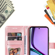 Etui z klapką do Realme C67, Mandala, różowe rose gold