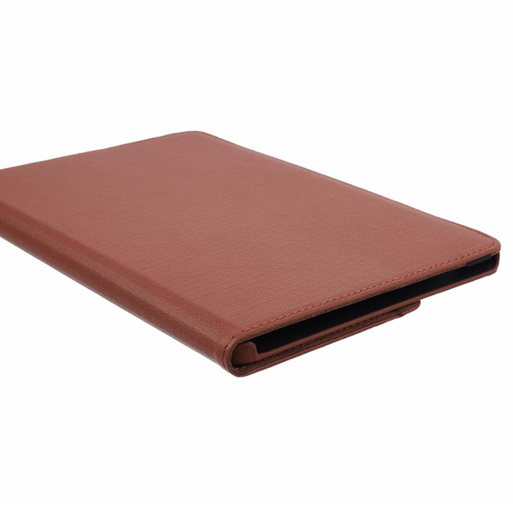 Etui do Lenovo Tab M11, Obrotowe 360, brązowe