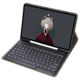 Etui z klawiaturą do iPad 10.2" 2021/2020/2019 (9/8/7 gen.) / Air 10.5" 2019 (3 gen.), Leather Pen Slot, czarne