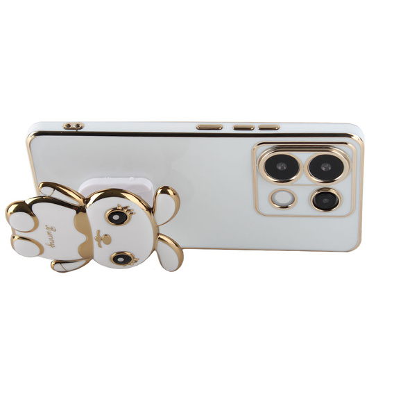 Etui do Xiaomi Redmi Note 13 Pro 5G, Rabbit, białe + Szkło Hartowane 9H