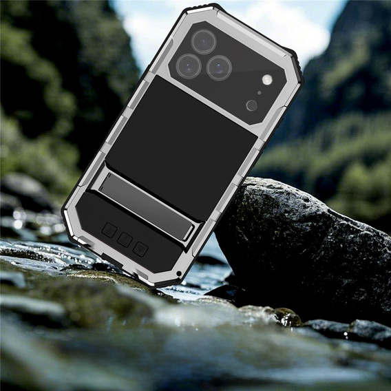 Etui pancerne z podstawką R-JUST do iPhone 17 Pro Max