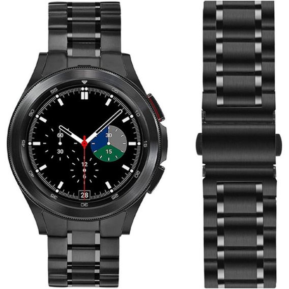 Pasek Bransoleta do Samsung Galaxy Watch 4/5/6 40/42/43/44/45/46/47mm, Czarna