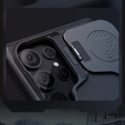 Etui do Samsung Galaxy S24 Ultra, pancerne Nillkin, CamShield Armor Prop, Czarne