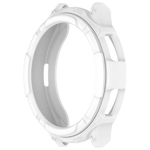 Etui z nakładką bezel ring do Samsung Galaxy Watch 6 Classic 47mm, Białe