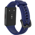 Pasek Silikonowy do Huawei Band 6 / Honor Band 6, Dark Blue