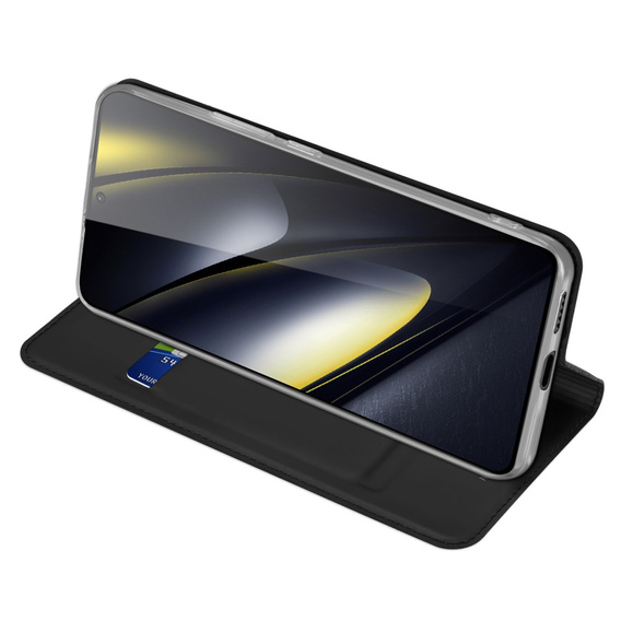 Etui Dux Ducis do Xiaomi Poco F6, Skinpro, czarne