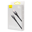 Baseus Glimmer – wytrzymały kabel USB-A do USB-C 100W, 2 m - czarny