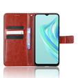 Etui z klapką do Infinix Hot 20i, Crazy Horse Wallet, brązowe