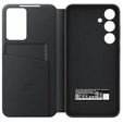 Oryginalne Etui Samsung do Galaxy S24+ Plus, S View Wallet Cover, Czarne
