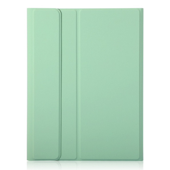 Etui z klawiaturą do iPad 11" 2025 A16 (11 gen.) / iPad 10.9" 2022 (10 gen.), TouchPad Pen Slot, jasnozielone