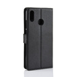 Etui z klapką do Huawei P Smart 2019, Wallet Leather Case, czarne