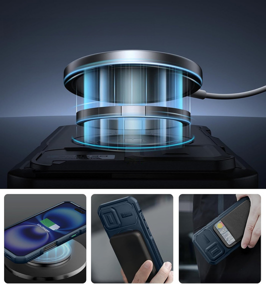 Etui Dexnor MagSafe z osłoną aparatu do iPhone 16