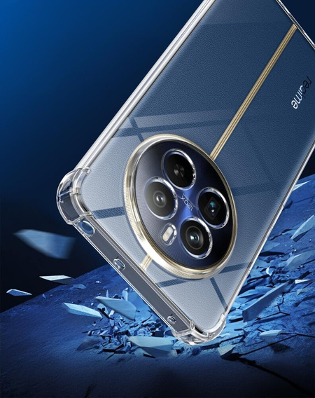 Etui do Realme 12+ Plus 5G, Dropproof, przezroczyste