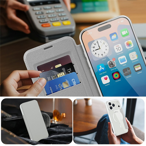Etui z klapką RFID Wallet MagSafe z ochroną aparatu do iPhone 17 Pro Max