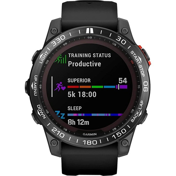 Nakładka Bezel Ring do Garmin Fenix 7X, Czarna/Biała