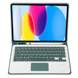 Etui z klawiaturą do iPad 11" 2025 A16 (11 gen.) / iPad 10.9" 2022 (10 gen.), TouchPad Pen Slot, ciemnozielone