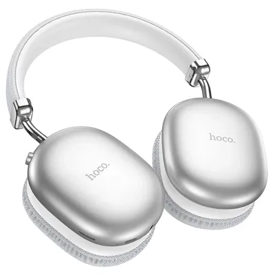 HOCO W35 Max Bluetooth – nauszne słuchawki bezprzewodowe w kolorze srebrnym