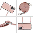 Etui Card Strap do Samsung Galaxy A52 / A52s - Rose Gold