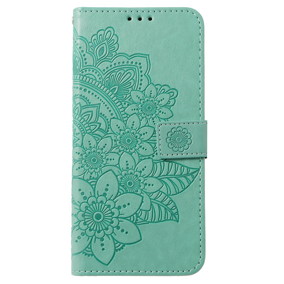 Etui z klapką do Realme 11 Pro 5G / Pro+ 5G, Mandala, zielone