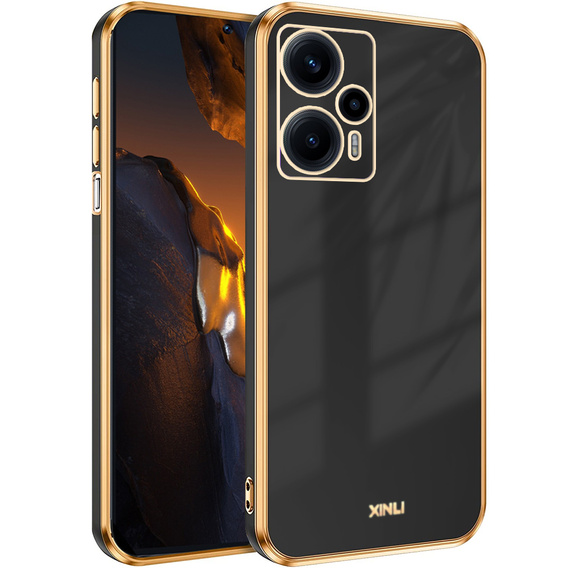 Etui do Xiaomi Poco F5, Glamour CamShield, czarne