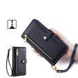 Etui z klapką do Xiaomi Redmi Note 13 Pro+, Wallet Zipper Pocket, czarne