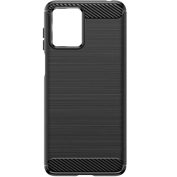 Etui do Motorola Moto E14, Carbon, czarne