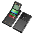 Etui do Samsung Galaxy S25 Ultra, Card Holder Kickstand, czarne